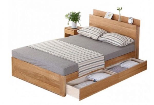 Giường ngủ đa năng hiện đại có ngăn kéo và hộc GCN06